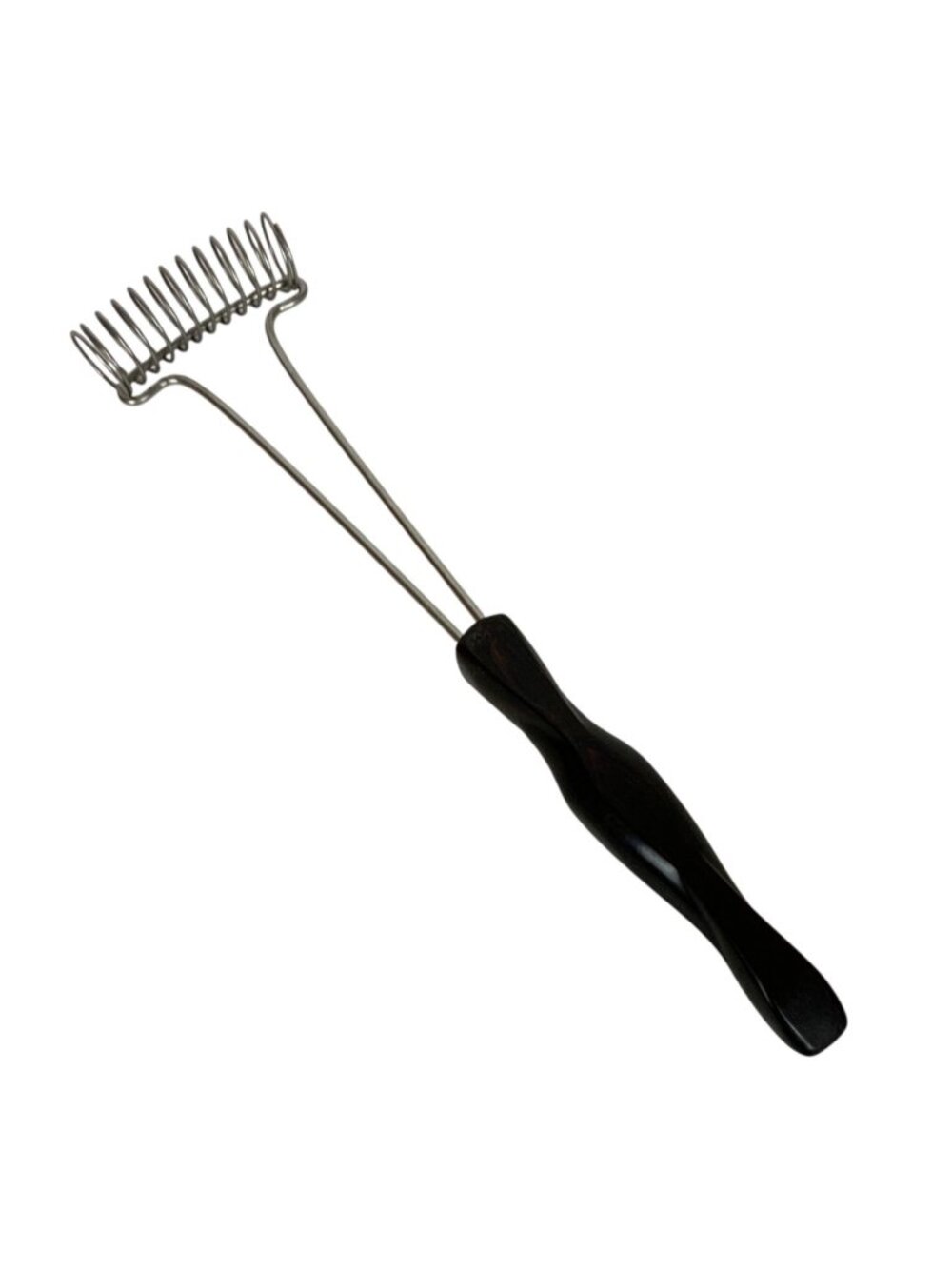 Cutco No 1714 Mix Stir Whisk Stainless Steel With Glossy Brown Ergonomic Handle
